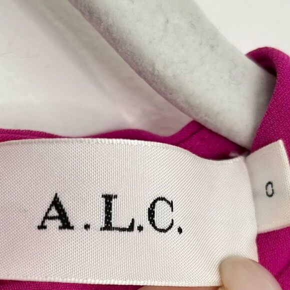 A.L.C. Jane Dress in Shocking Pink - Picture 11 of 12
